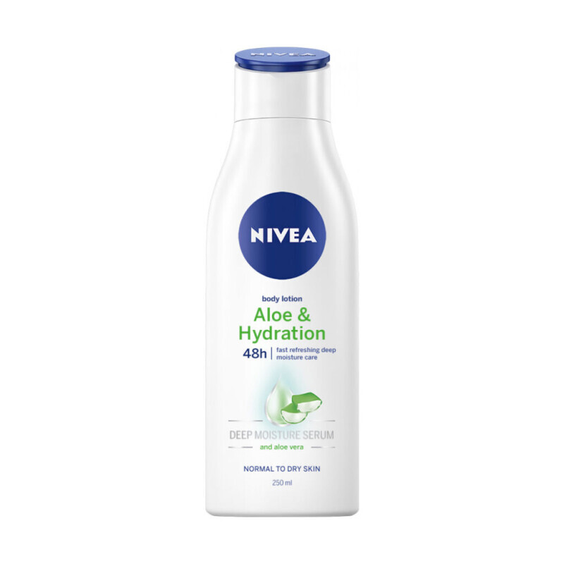Nivea 250ml Těl.mléko Aloe&Hydration (12/krt)