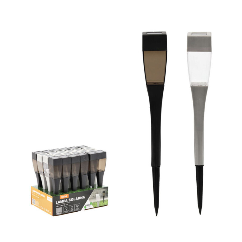 Lampa Solární Neda 4.9x4.9x38cm 2ass(24/krt)