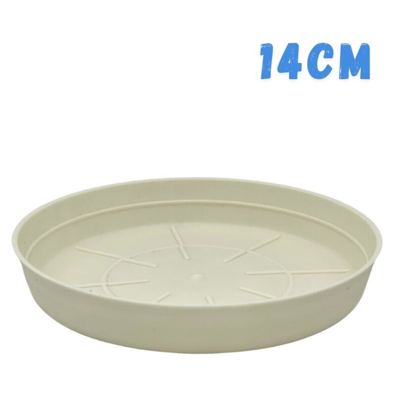 Miska pod květináč Loft Ø14beige(18/bal)