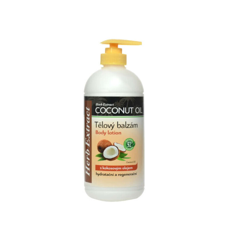 HerbE. Tělový balzám 500ml Coconut Oil (6/bal)