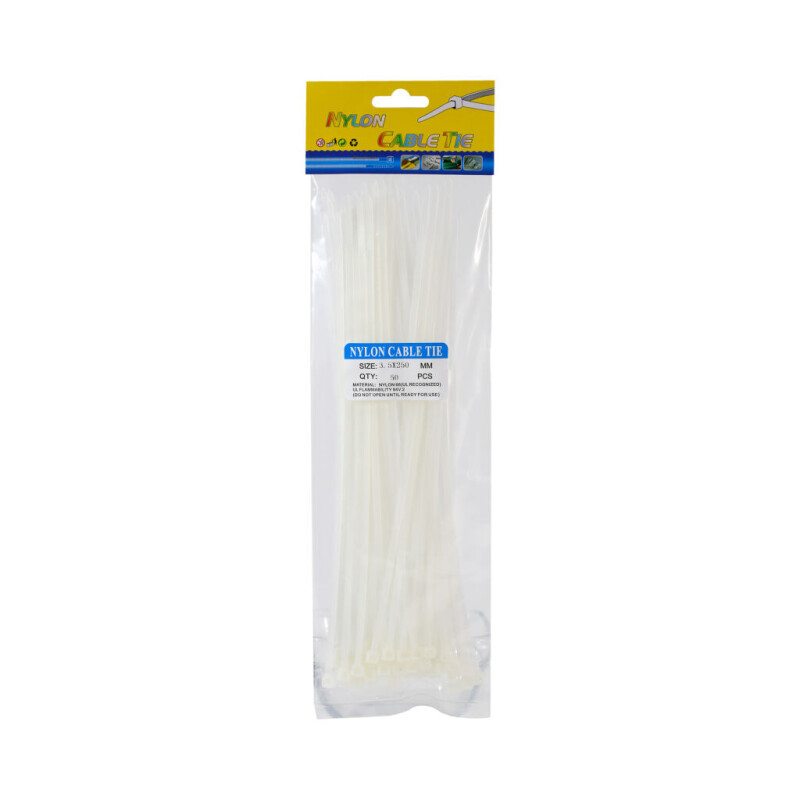 Stahovací pásky 3,5*250mm/50ks (12/bal 408/krt)