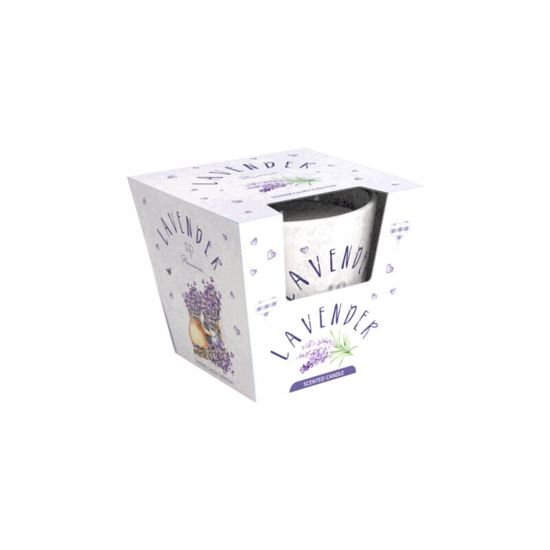 Santo 115g svíčka ve skle Lavender Provence (6/krt)