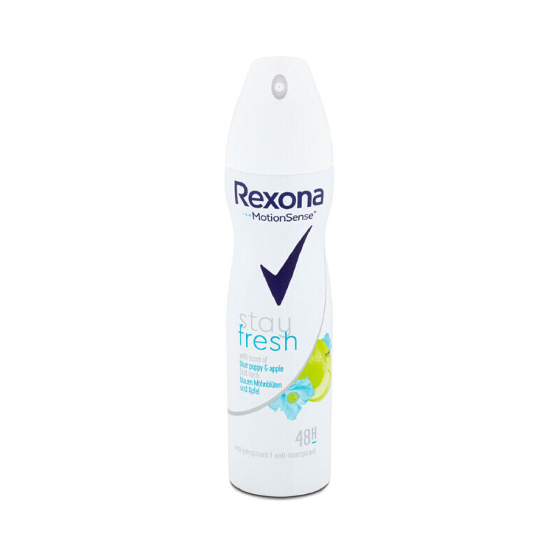 Rexona 150ml Spray AP F Stay Fresh Blue Poppy&Apple (6/bal)