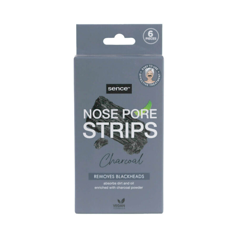 Sence Nosní pásky 6ks Charcoal N (12/bal 48/krt)