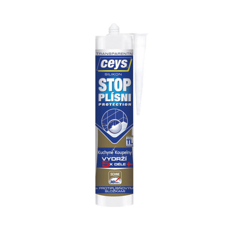 Ceys Silikon Stop plísni 280ml transparent (15/krt)