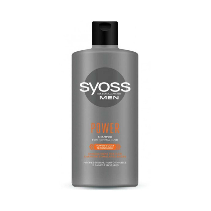 Syoss 440ml Šampon Power&Strength (6/krt)