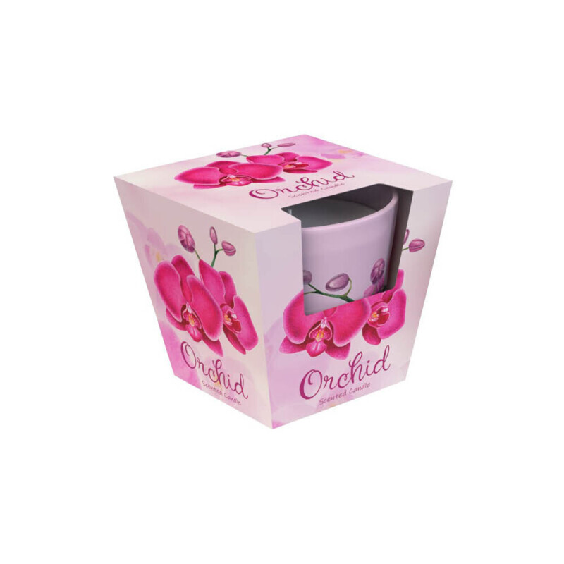 Santo 115g svíčka ve skle Orchid (6/krt)