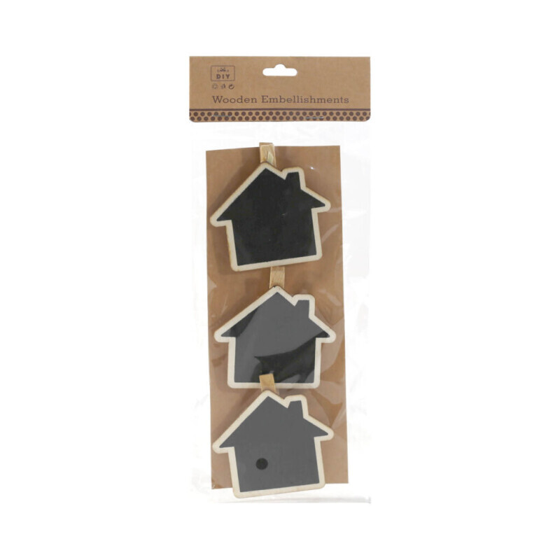 Dekorační cedulka s kolíčkem 7cm/3ks (12/bal 480/krt)