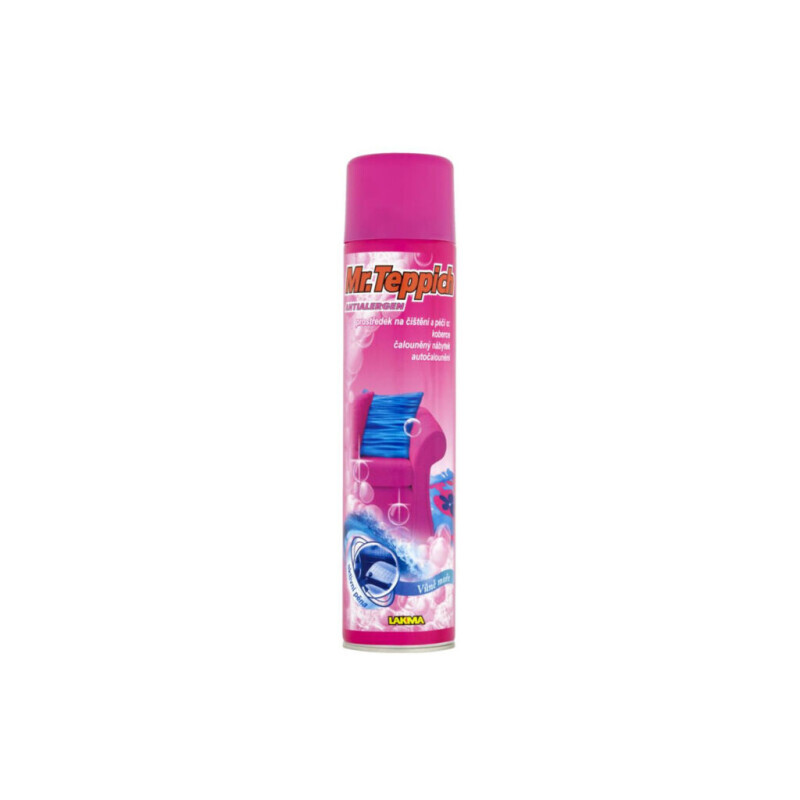 Mr.Teppich 600ml prostředek na čištění čalounění "SUCHÁ PĚNA" Moře (12/krt)