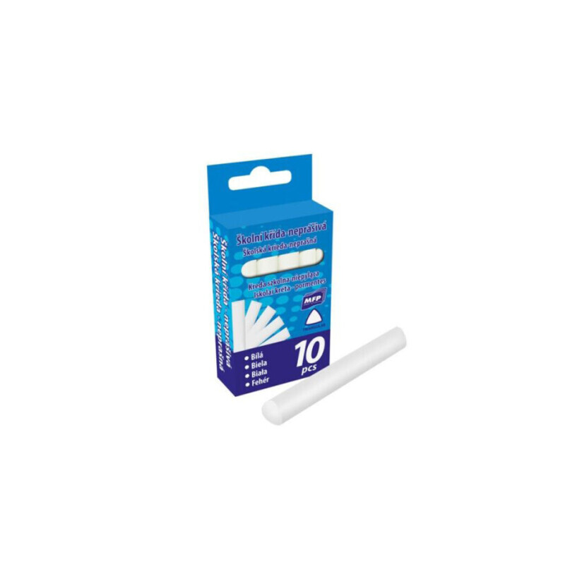 MFP Křídy trojhranné 10ks White (12/bal 72/krt)