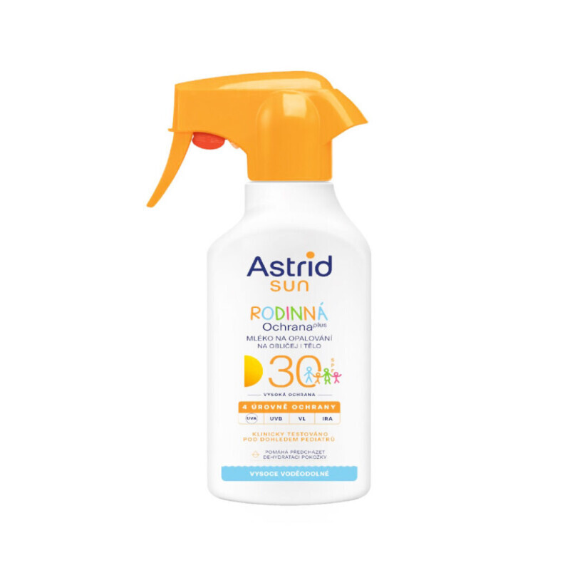 Astrid Sun 270ml mléko na opalování sprej OF30(6/krt)