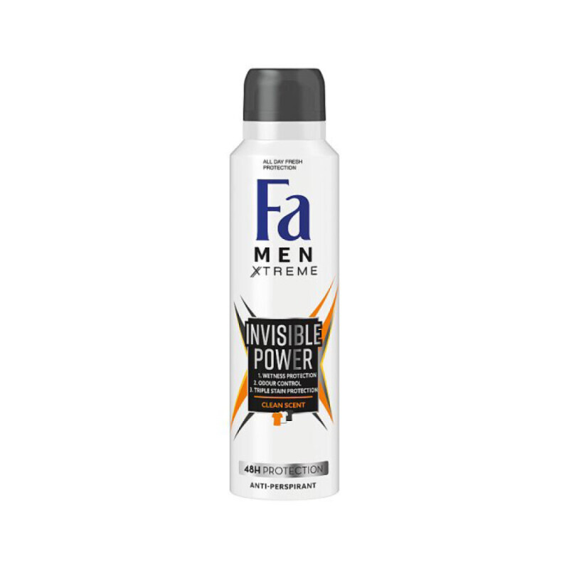 Fa 150ml Deospray M Xtreme Invisible (6/bal)
