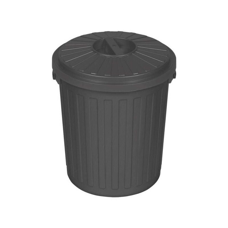 Odpadkový koš+víkem grafit 7L(5/krt)