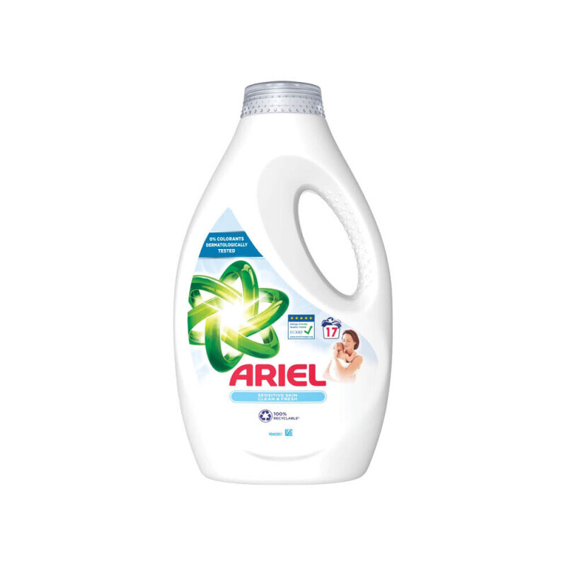 Ariel 850ml Prací gel Sensitive (4/krt)