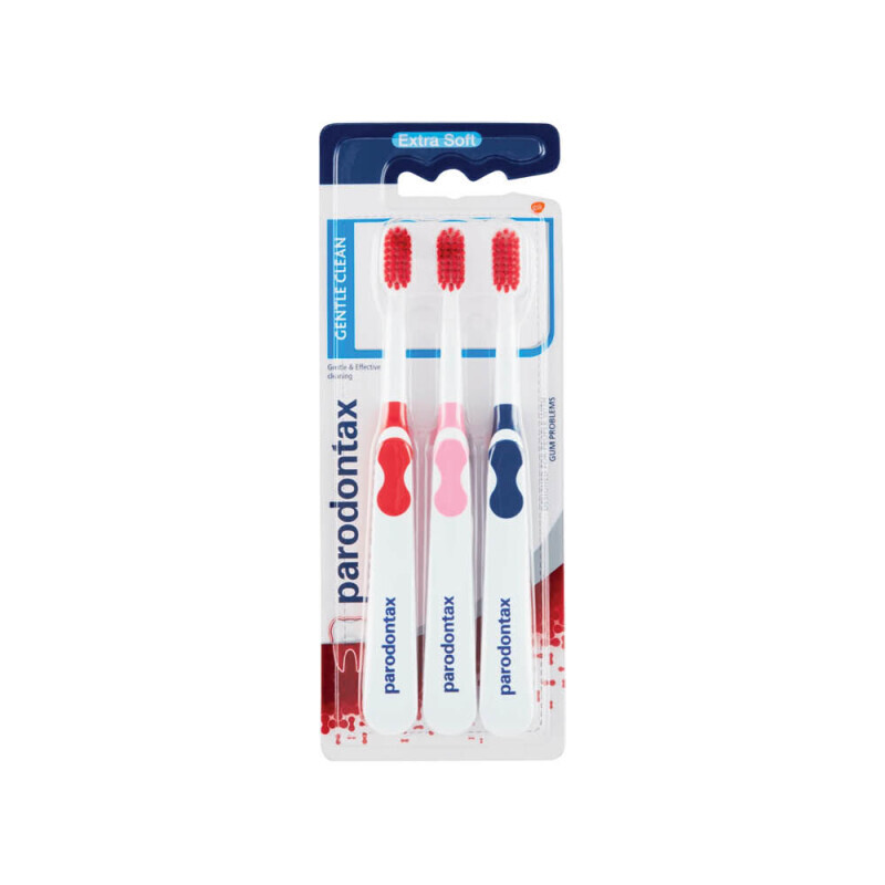 Parodontax Zubní kartáček Gentle Clean Extra Soft 3ks (12/krt)