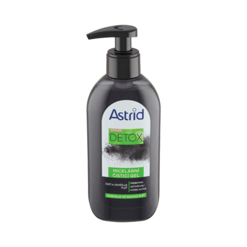 Astrid 200ml Pleť. Čistící Gel Detox Citylife (6/krt)