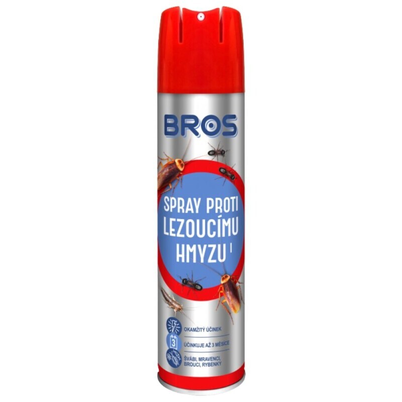 Bros 400ml Spray proti lezoucímu hmyzu (12/bal)