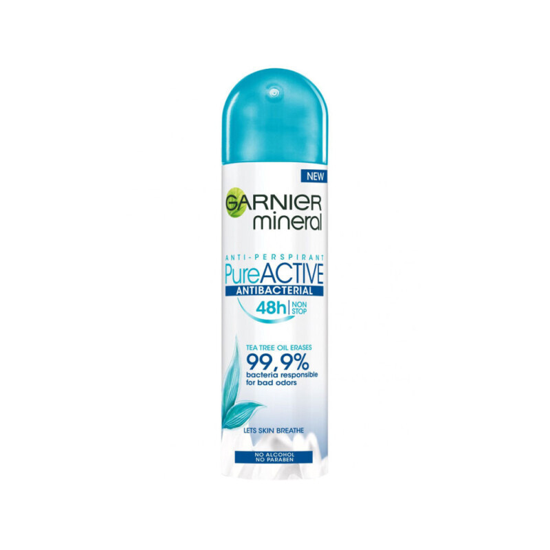 Garnier 150ml Deospray Mineral F Pure Active (6/bal)