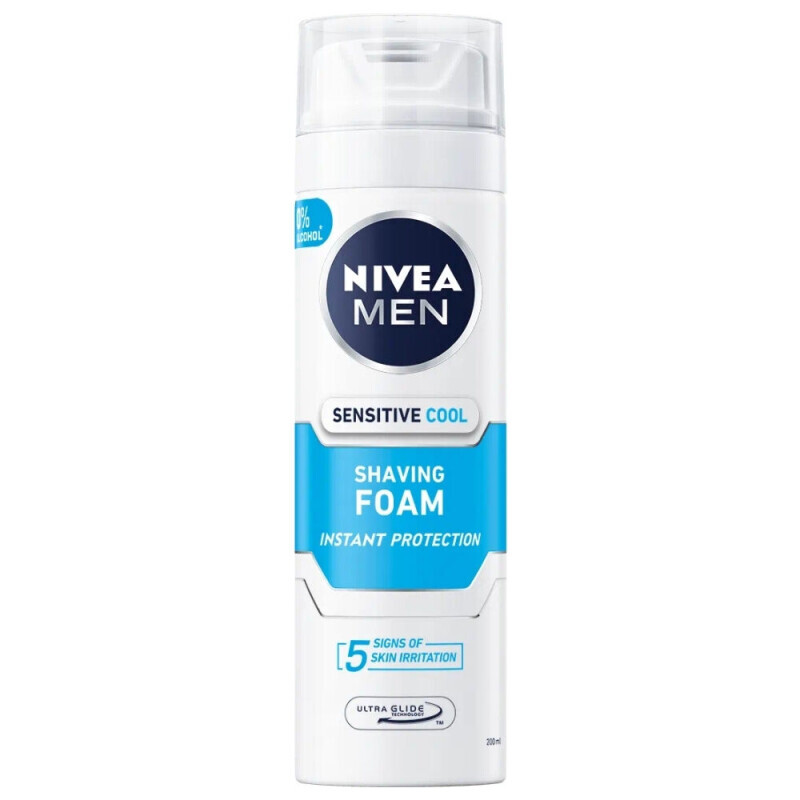 Nivea 200ml Pěna na holení Cooling Sensitive (24/krt)