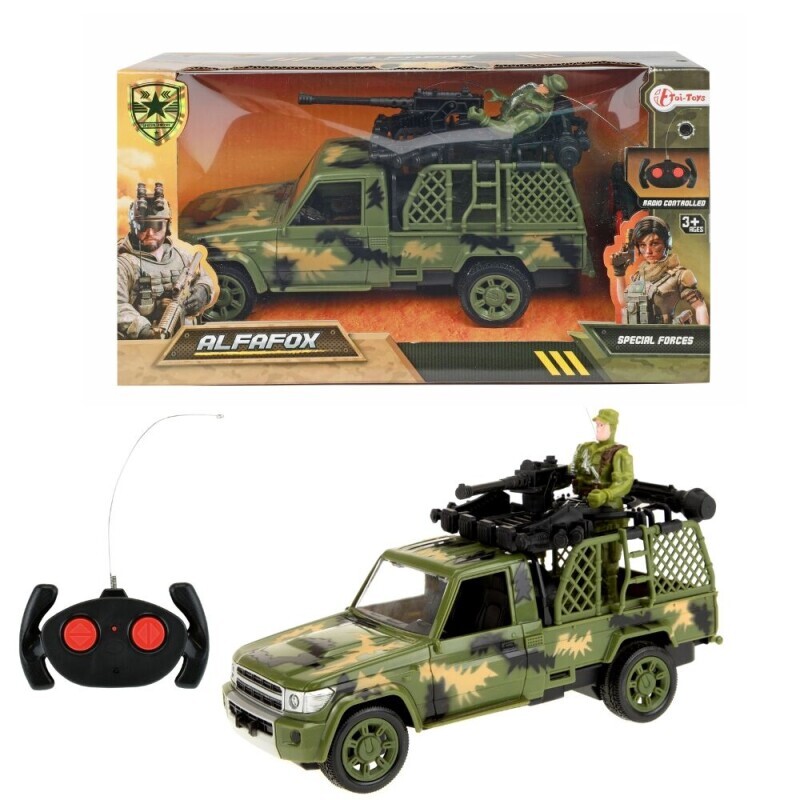 Toi-Toys vojenské auto RC (24ks/krt)