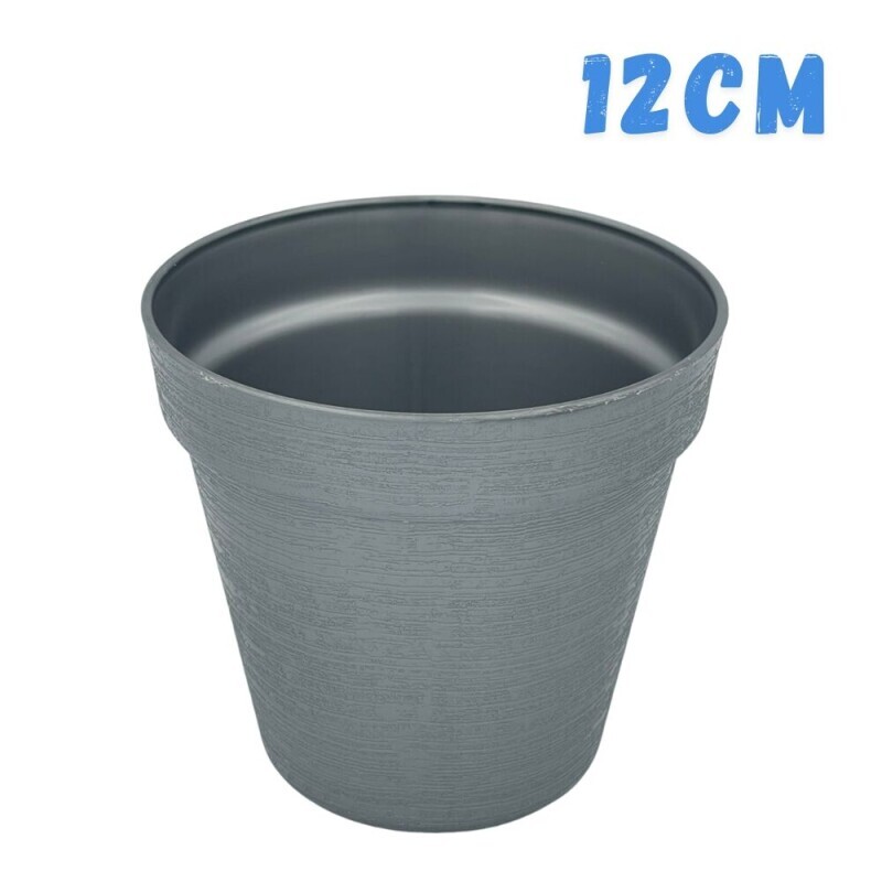 Květináč Loft Ø12 Silver(26/bal)