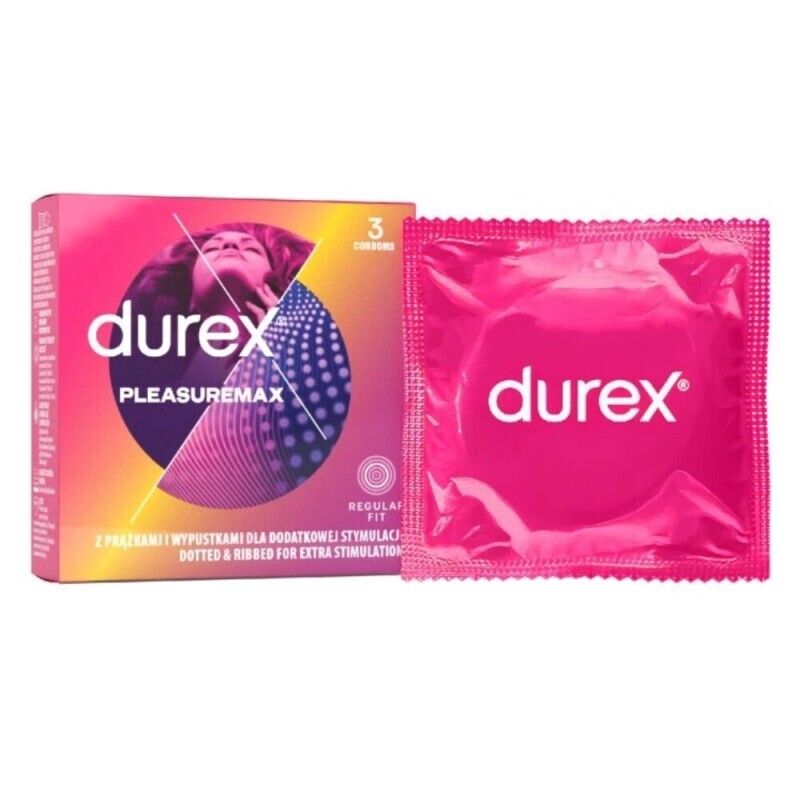 Durex Kondom 3ks Pleasuremax (24/bal 288/krt)