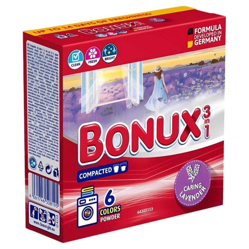 Bonux 390g Prací prášek Lavender (14/krt)