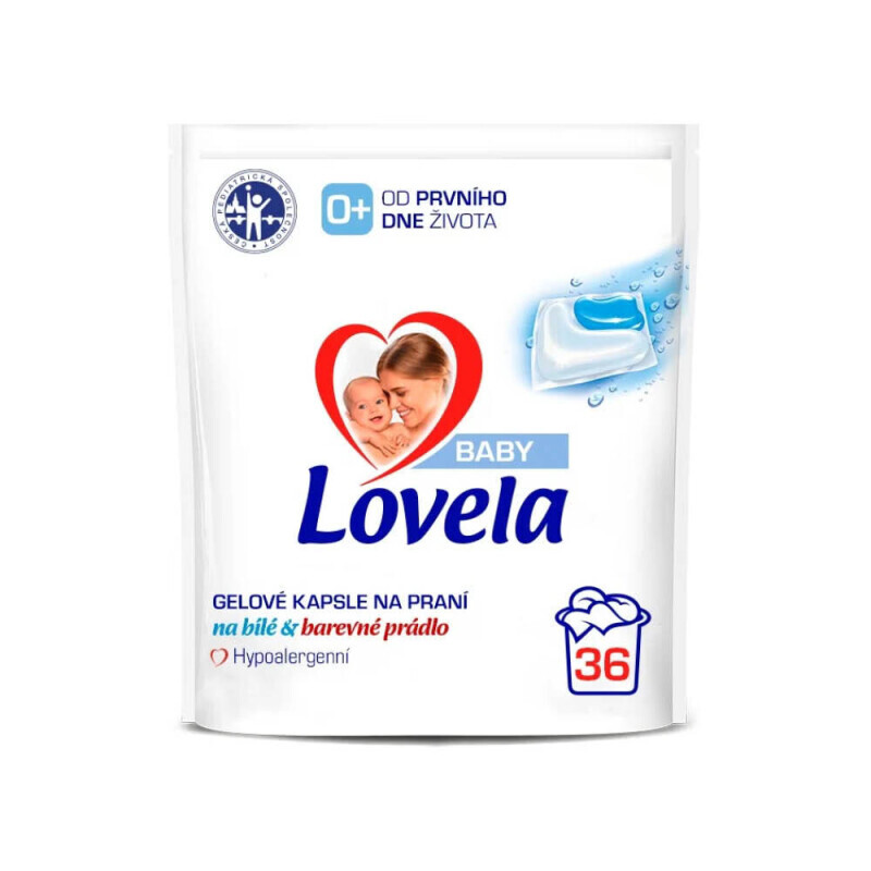 Lovela Baby gelové kapsle na praní 36ks(6/krt)