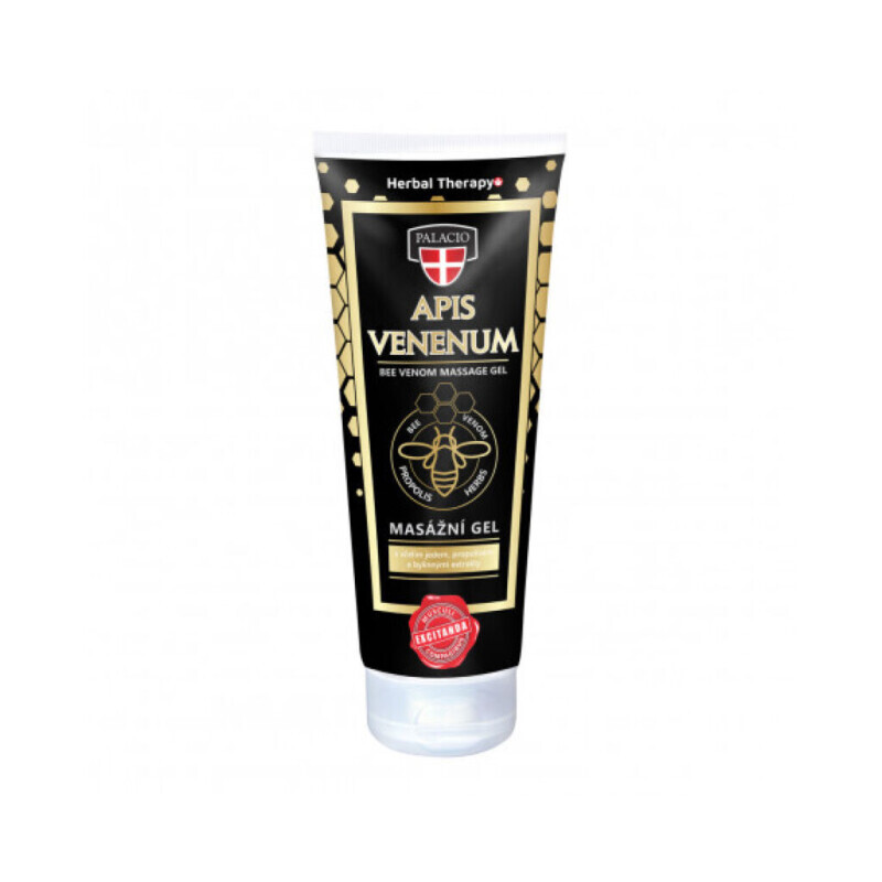 Palacio Masážní gel 200ml Včelí jed (24/krt)