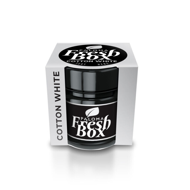 Paloma Car Fresh Box Cotton White (12/krt)