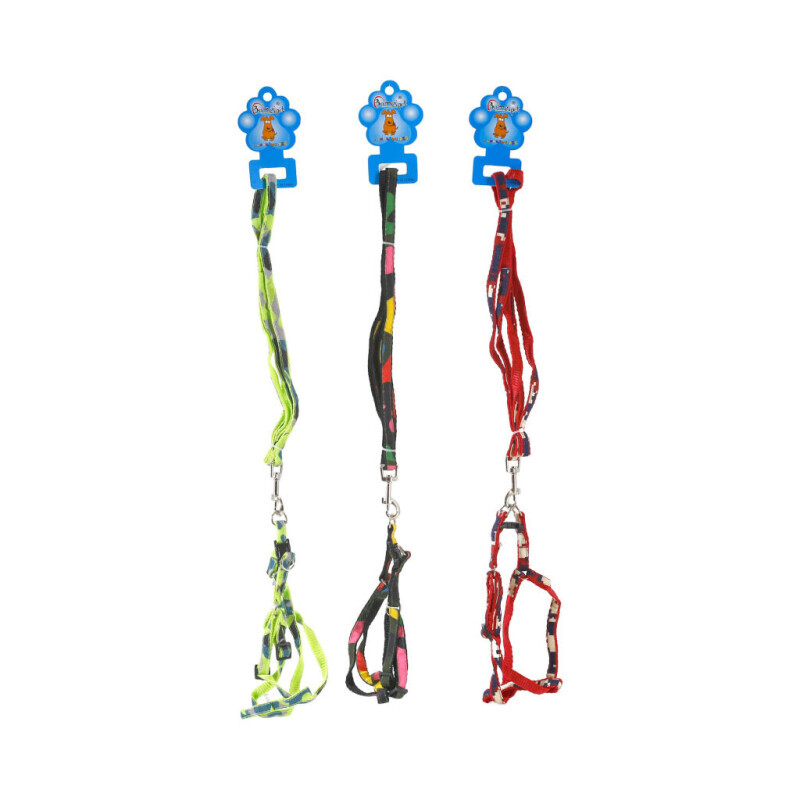 Postroj s vodítkem pro psy 1,2m (12/bal 240/krt)