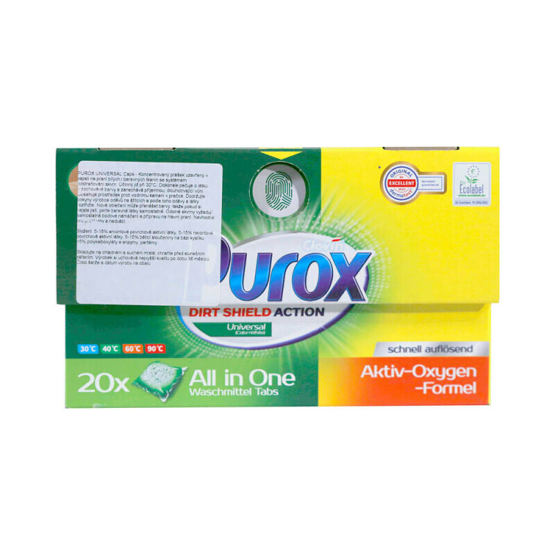 Purox Powder Caps Universal 20*16g (8/krt)