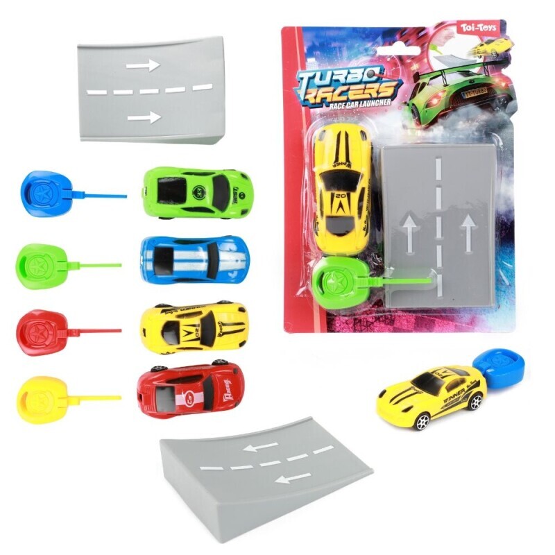 Toi-Toys  výstřelovací auto sada(72ks/krt)