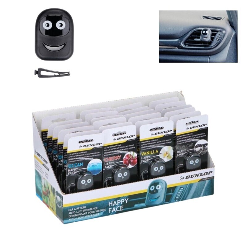 Dunlop Car Airfresh Smile 4ml 4Vůně N (24/krt)