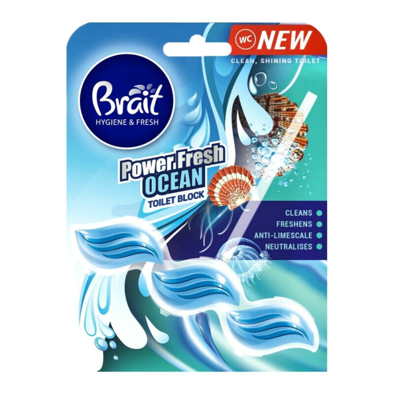 Brait 39g Kostka do WC Fresh Ocean (24/krt)