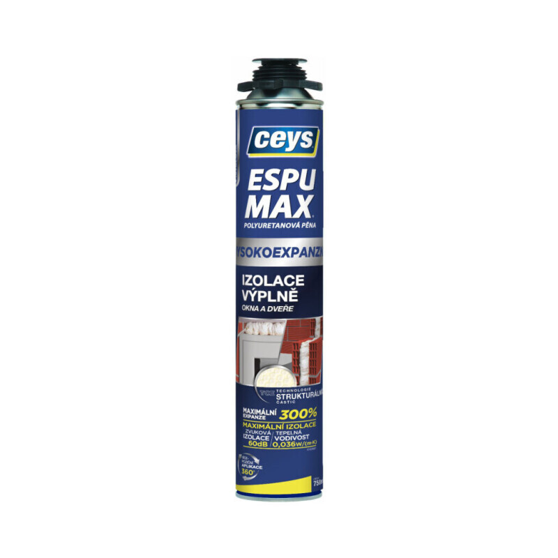 Ceys Espumax PU Pěna pro izolaci a výplně 750ml (12/krt)