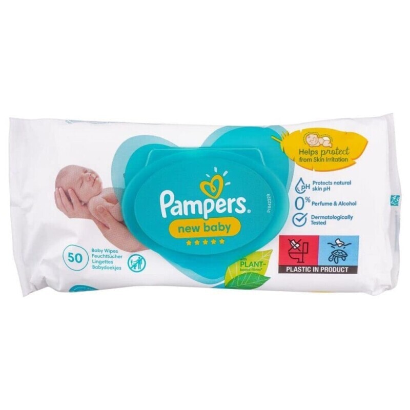 Pampers Vlh.ubrousky 50ks N Baby Sensitive(12/krt)
