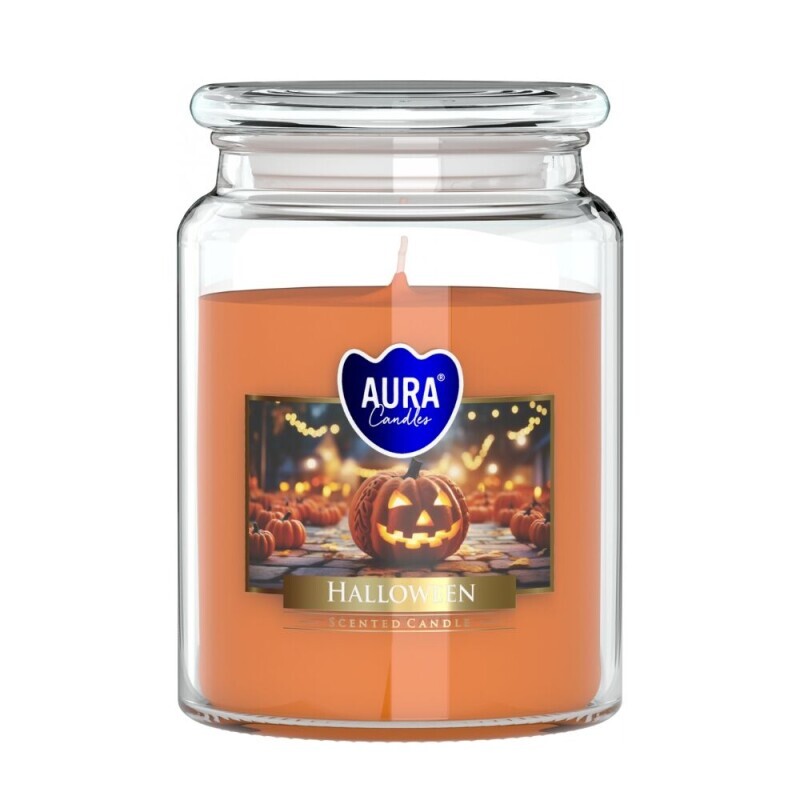 Bispol Svíčka v dóze SND99/500g Halloween(6/krt)