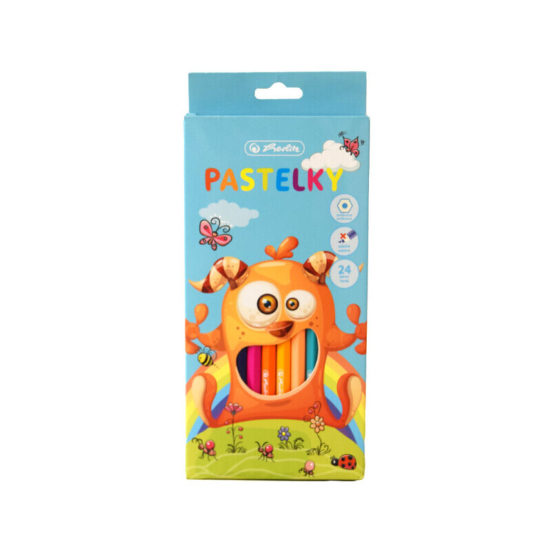 Herlitz Pastelky příšerka 24ks (6/bal 120/krt)