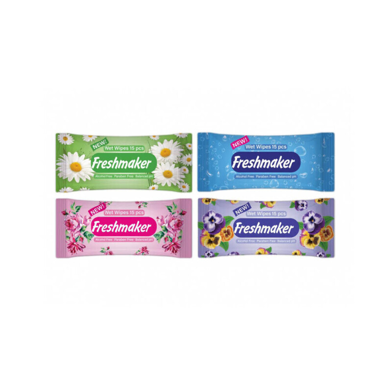 Freshmaker Vlh.ubrousky 15ks Beautyline/Flower/Fruit/Kids (288/krt)