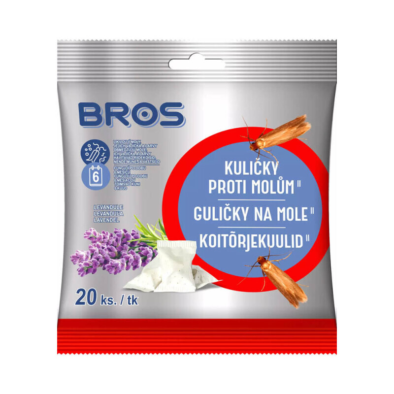 Bros Kuličky proti molům Lavender 20ks (16/krt)