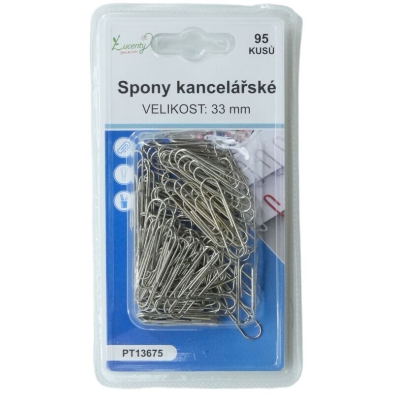 Spony kancelářské 33mm/95ks (24/bal 288/krt)
