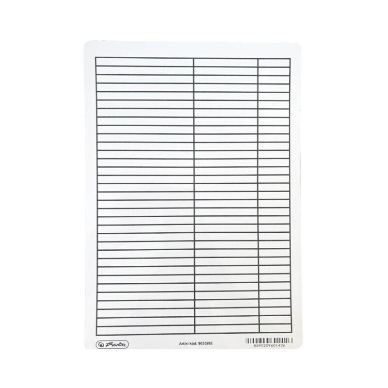 Herlitz Podložka do sešitu A4 linka/PE (100/bal)