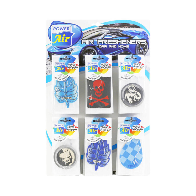 Power Air Car Papír.osvěž. Pure Fresh MIX (60/bal 480/krt)