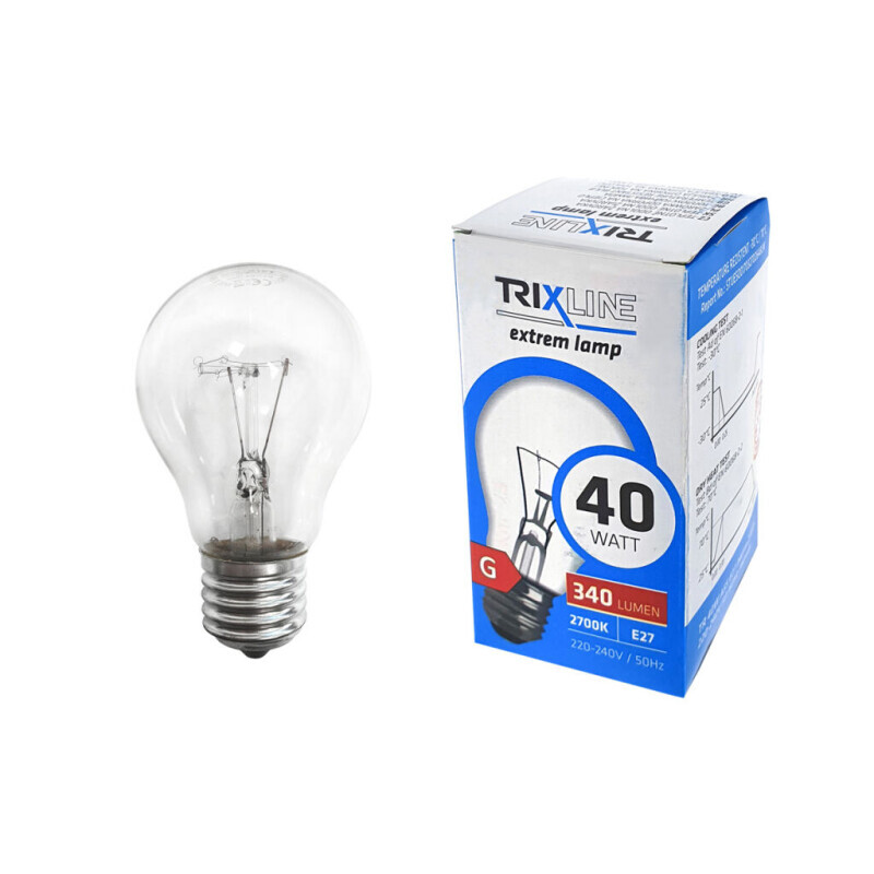 Trixline Žárovka BC Lux 40W E27 WW (10/bal 100/krt)