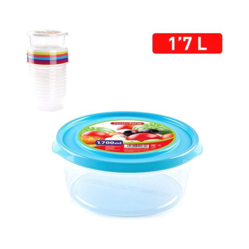 P.Forte Dóza plast Basic kul.1,7l Color (12/bal)