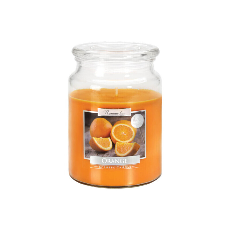 Bispol Svíčka v dóze SND99/500g Orange (6/krt)