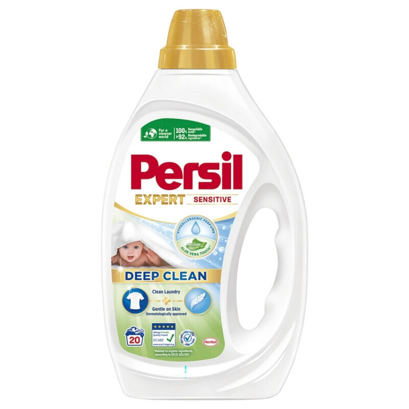 Persil 0.9l 20WL prací gel Sensitive (8/krt)
