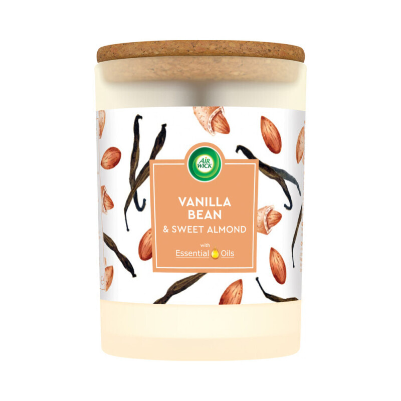 Airwick Svíčka 185g LS Vůně vanilkového pečiva CZ (6/krt)