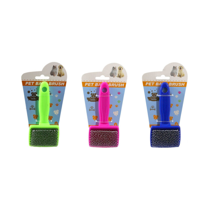 Kartáč pro psy plast (12/bal 144/krt)